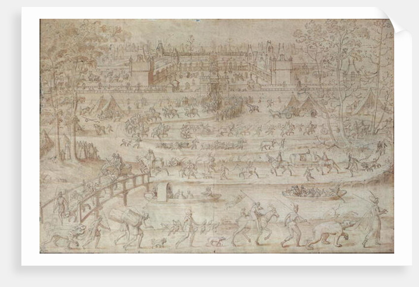 Festival at the Chateau d'Anet by Antoine Caron