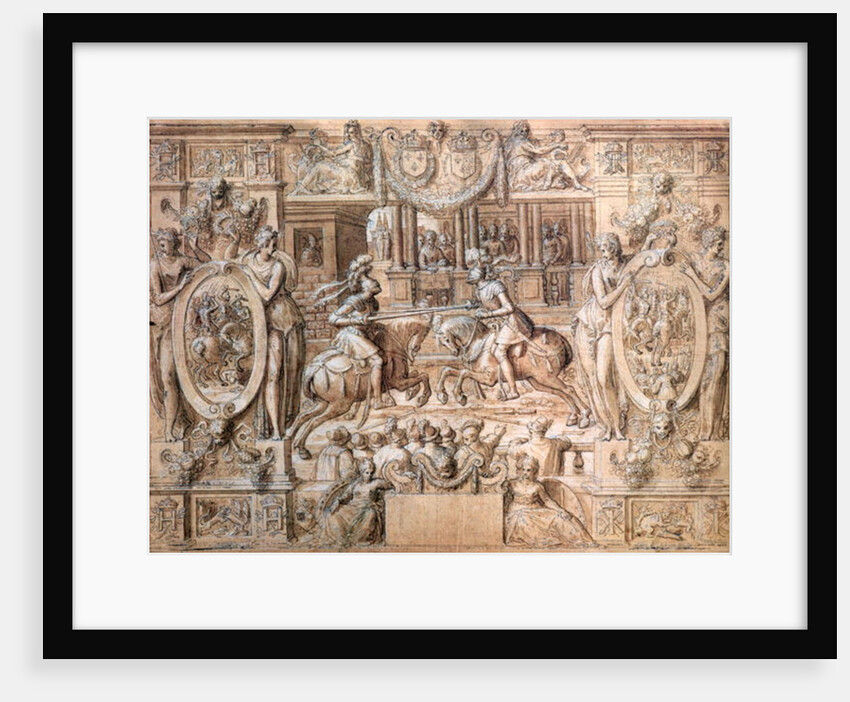 Tournament on the Occasion of the Marriage of Catherine de Medici and Henri II in 1533 by Antoine Caron