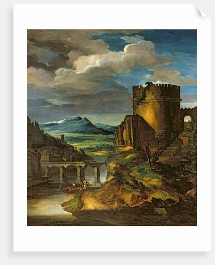 Italian Landscape or, Landscape with a Tomb by Theodore Gericault