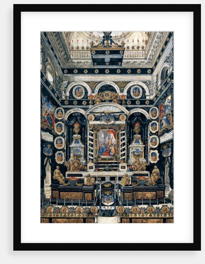 Funerary decoration to the memory of Henri II de Bourbon, Prince de Conde by Pierre Paul Sevin