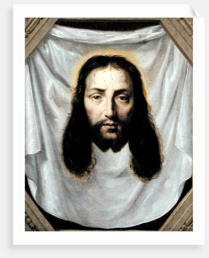 The Shroud of St. Veronica by Philippe de (after) Champaigne