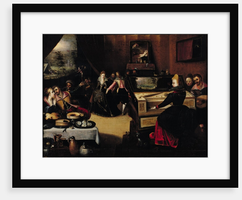 The Prodigal Son with the Courtesans or, Interior Scene by Pieter Jansz. Pourbus