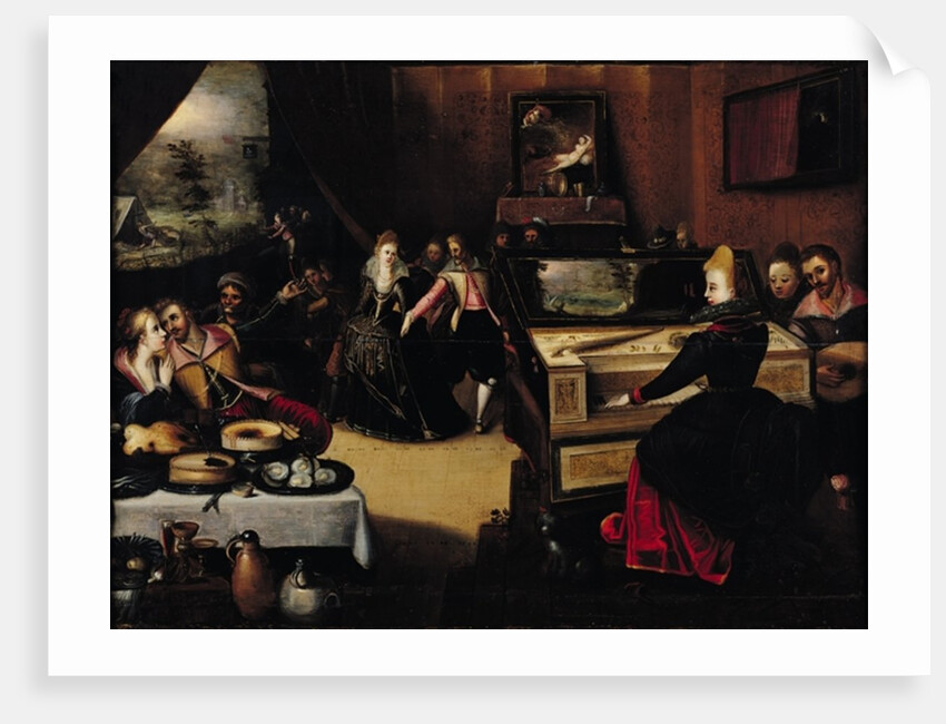 The Prodigal Son with the Courtesans or, Interior Scene by Pieter Jansz. Pourbus