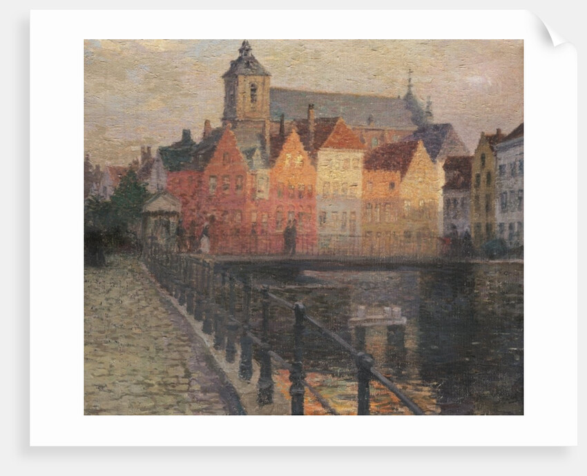Quai de la Paille, Bruges by Paul Albert Steck