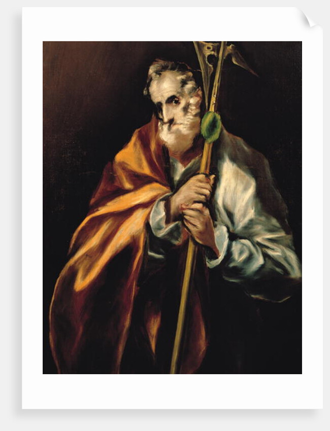 St. Jude Thaddeus, 1606 by El Greco
