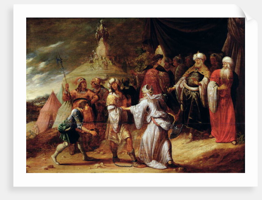 Samuel Killing Agag, King of the Amalekites by Rombout van Troyen