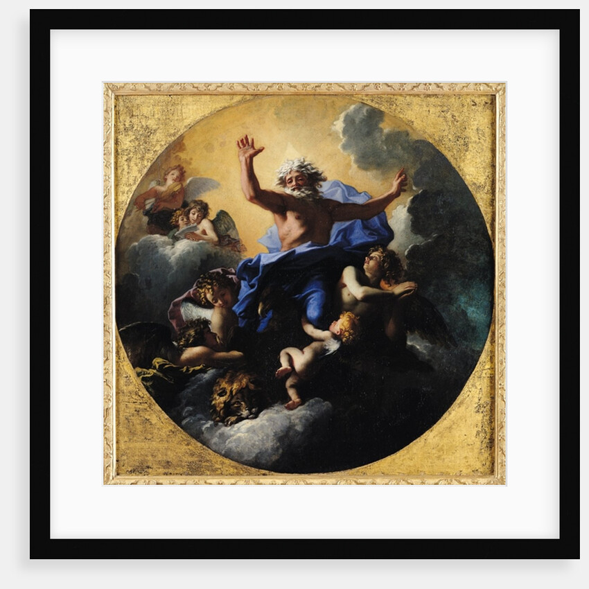 God the Father Carried by Angels by Charles de Lafosse
