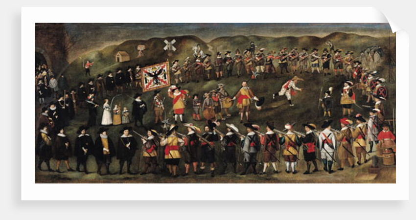 Members of the Brotherhood of St. Barbara of Dunkirk in 1633 by Flemish School