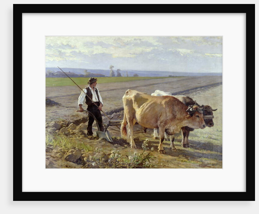 The Furrow, 1897 by Edouard Debat-Ponsan