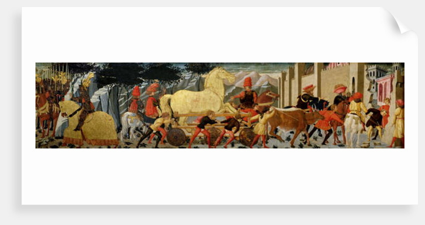 The Trojan Horse by Italian School
