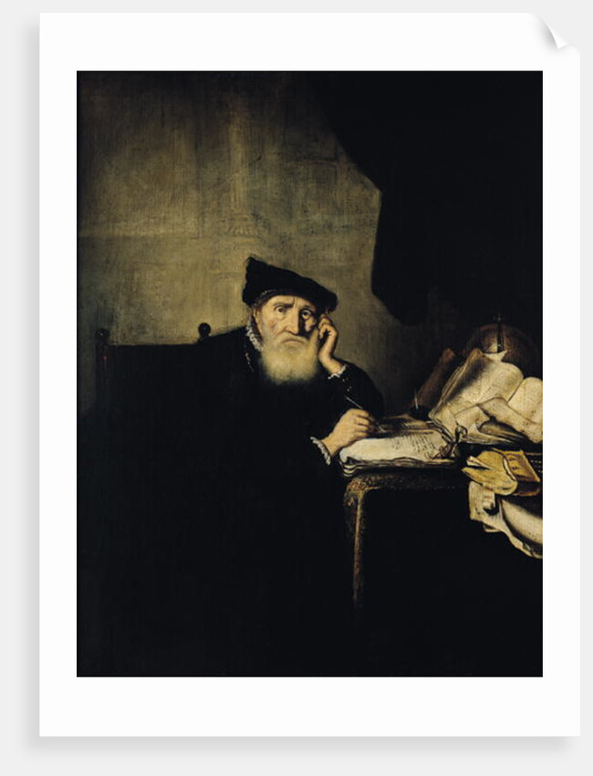 A Philosopher in his Study by Abraham van der Hecke