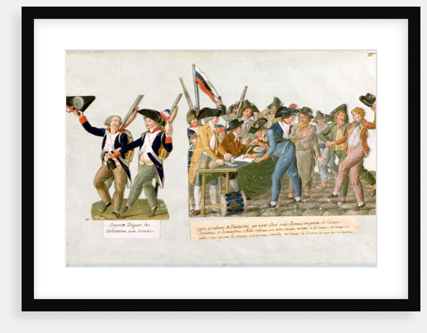 Happy Departure of the Army Volunteers by Lesueur Brothers