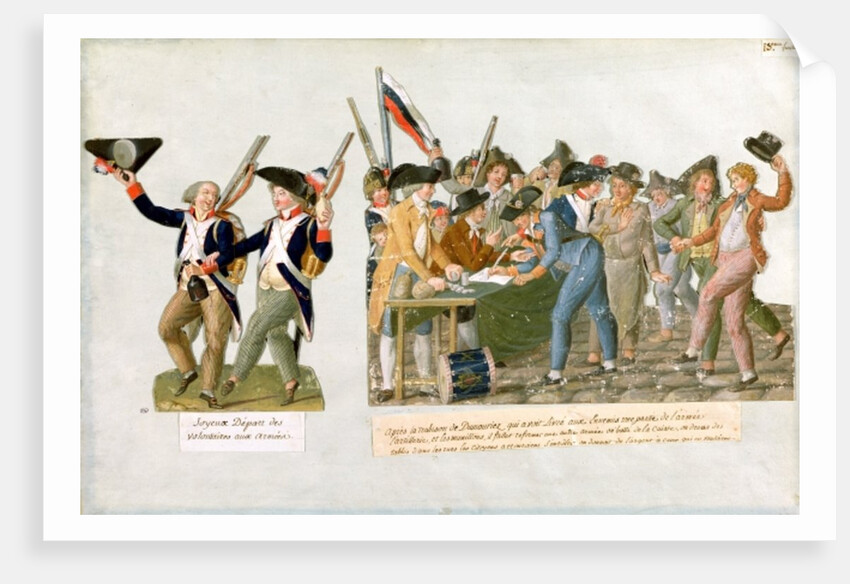 Happy Departure of the Army Volunteers by Lesueur Brothers