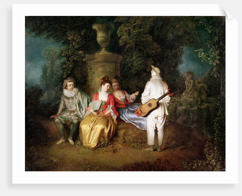 The Foursome, c.1713 by Jean Antoine Watteau