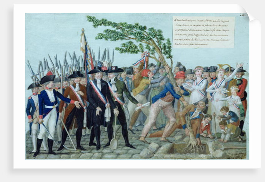 The Planting of a Tree of Liberty, c.1789 by Lesueur Brothers