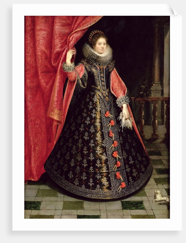 Portrait presumed to be Henrietta Maria of France, after 1625 by French School