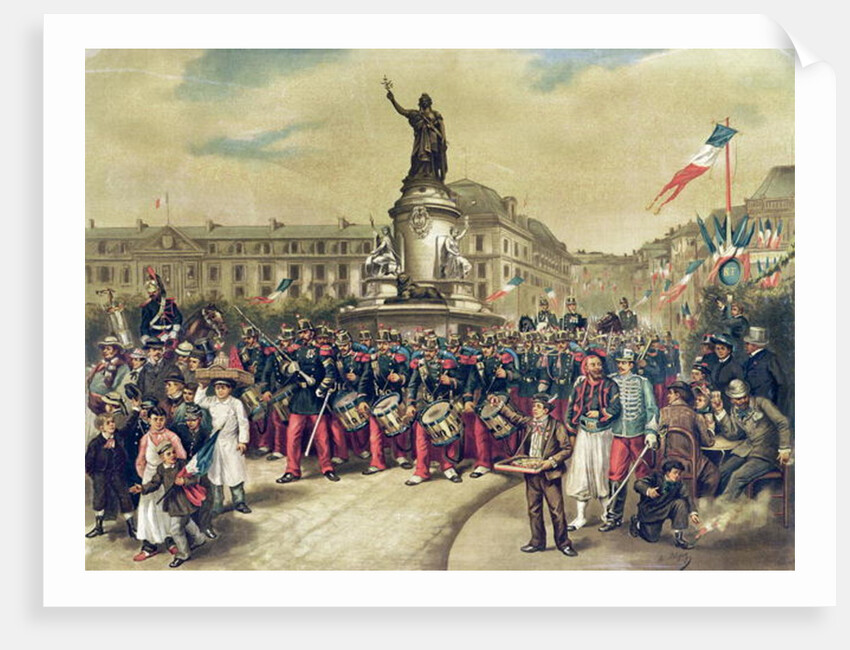 Fourteen July, 1881 by Albert Bligny