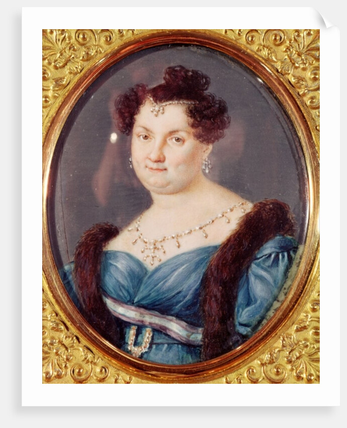 Marie-Christine de Bourbon-Sicile Queen of Spain by Spanish School