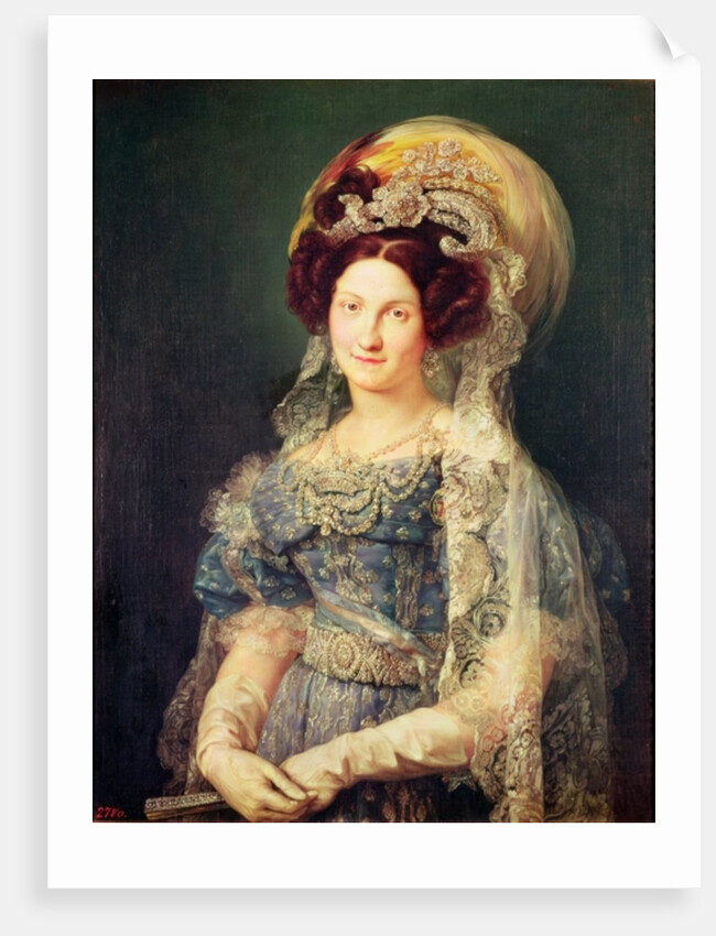Maria Christina de Bourbon-Sicile Queen of Spain, c.1829 by Vicente Lopez y Portana