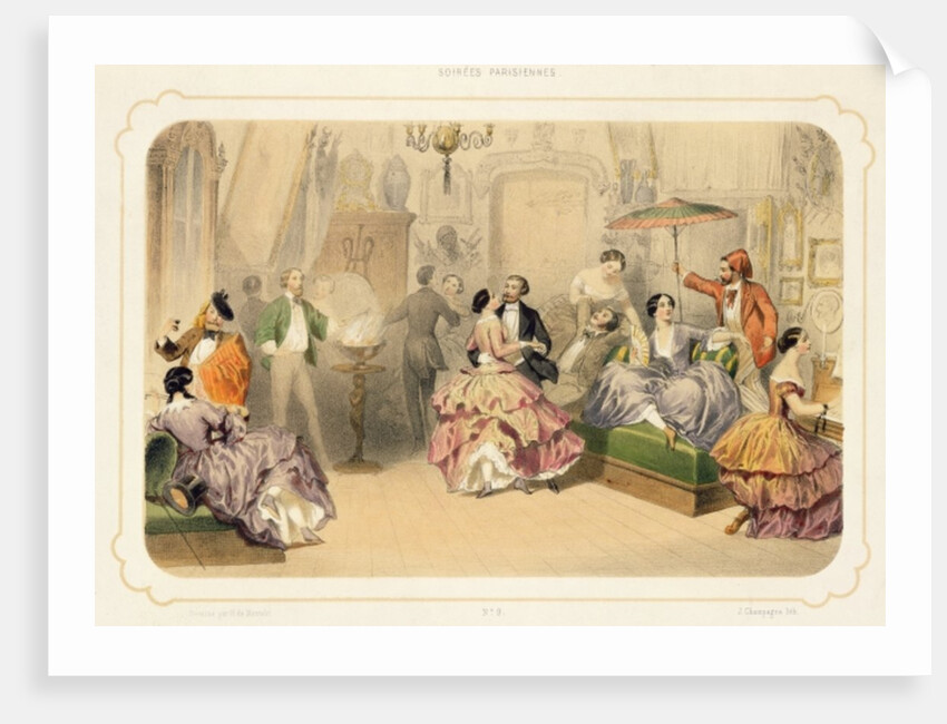 A Punch of Artists by Henri de (after) Montaut