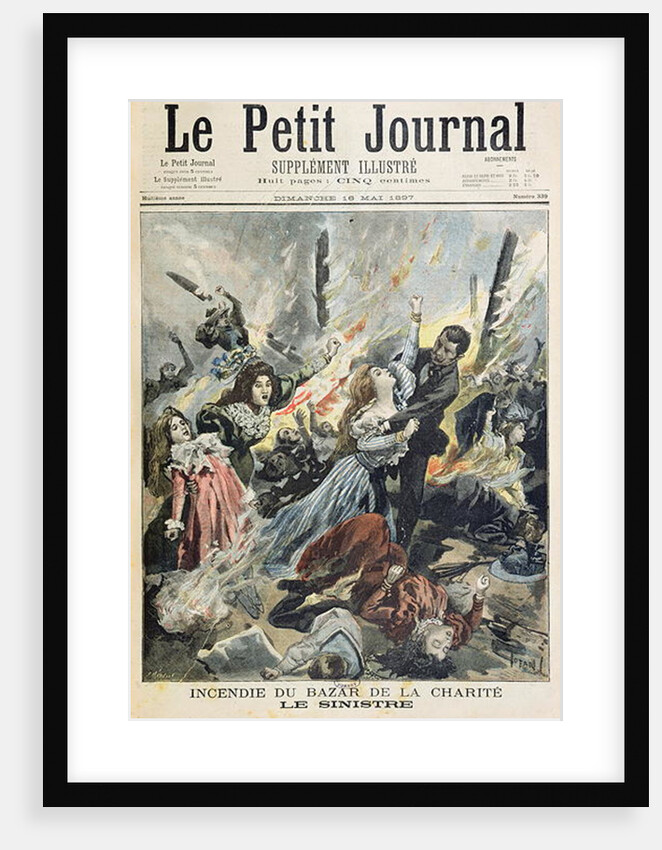 Fire at the Bazar de la Charite, 4th May 1897 by F.L. & Tofani Oswaldo Meaulle