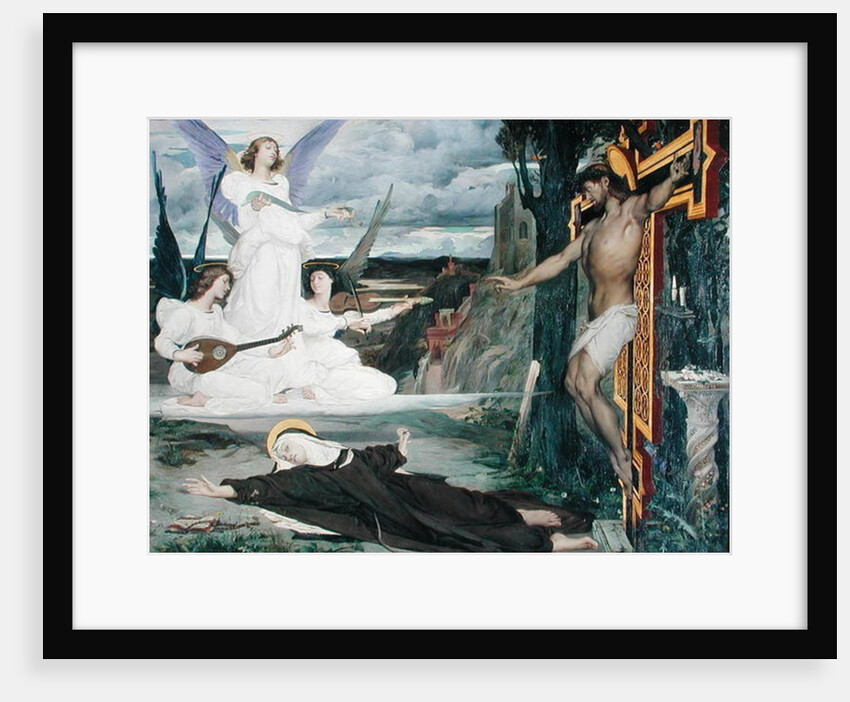 The Vision, Legend of the 14th Century, 1872 by Luc-Oliver Merson