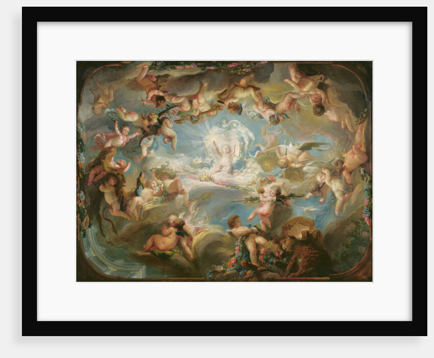The Triumph of Cupid over all the Gods, 1752 by Gabriel de Saint-Aubin