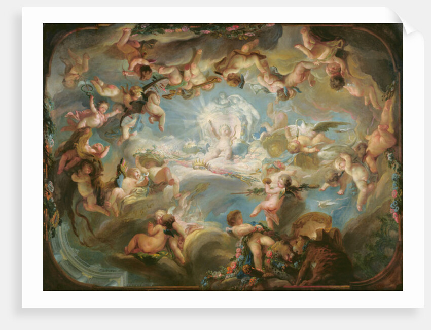The Triumph of Cupid over all the Gods, 1752 by Gabriel de Saint-Aubin