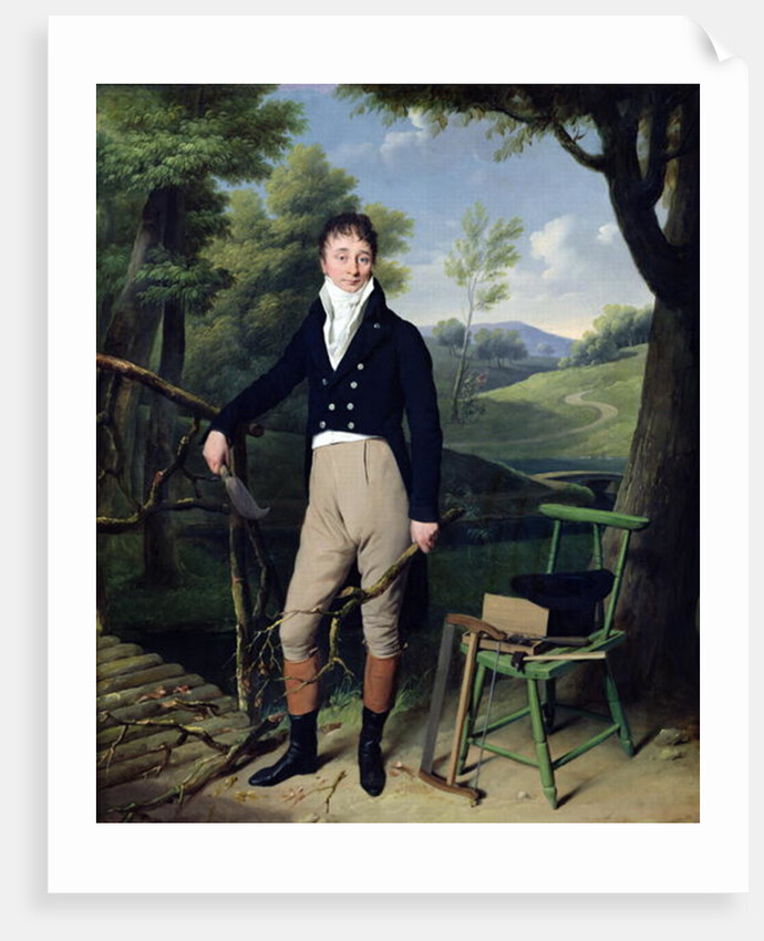 Portrait of a Man, possibly Monsieur d'Aucourt de Saint-Just, c.1800 by Louis Leopold Boilly