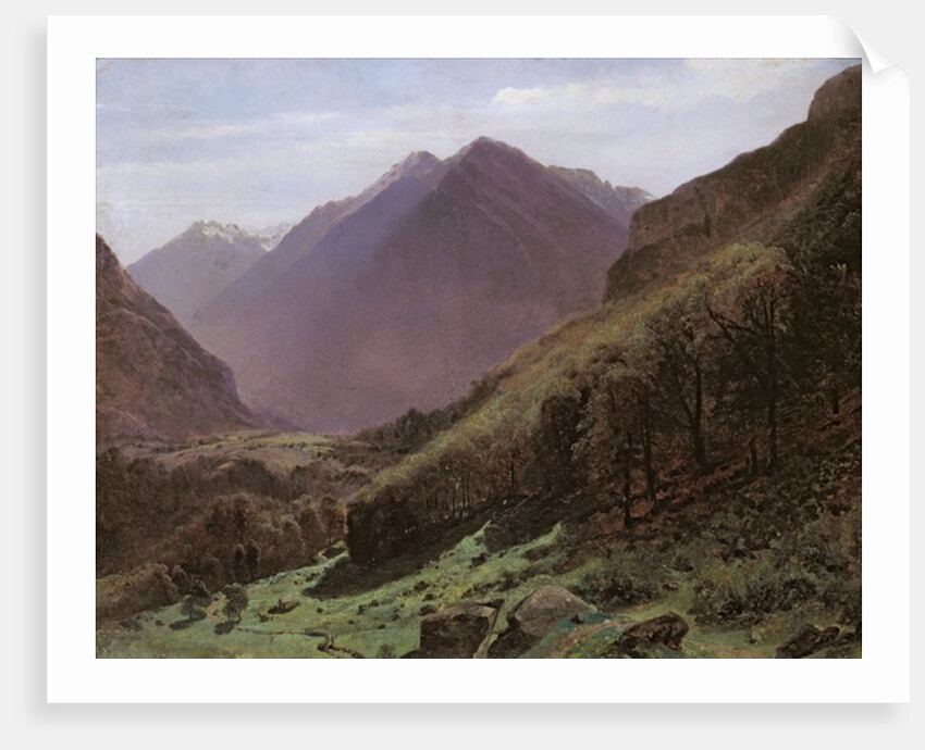 Mountain Study, c.1840-43 by Alexandre Calame