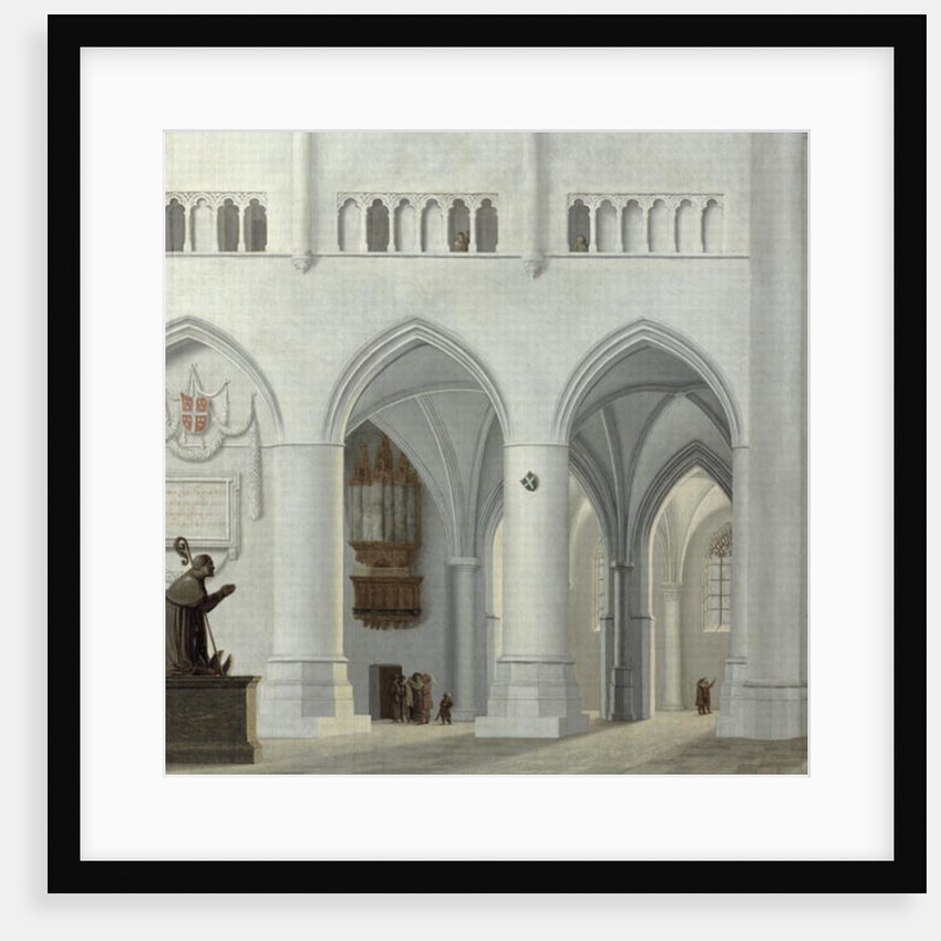 Interior of the Church of St. Bavo, Haarlem, 1630 by Pieter Jansz Saenredam