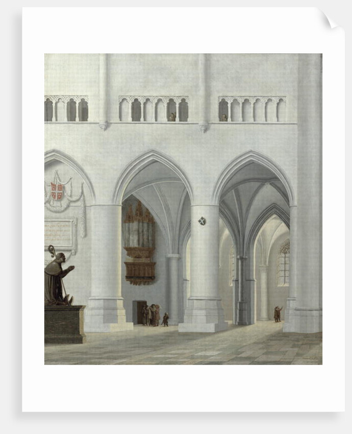 Interior of the Church of St. Bavo, Haarlem, 1630 by Pieter Jansz Saenredam