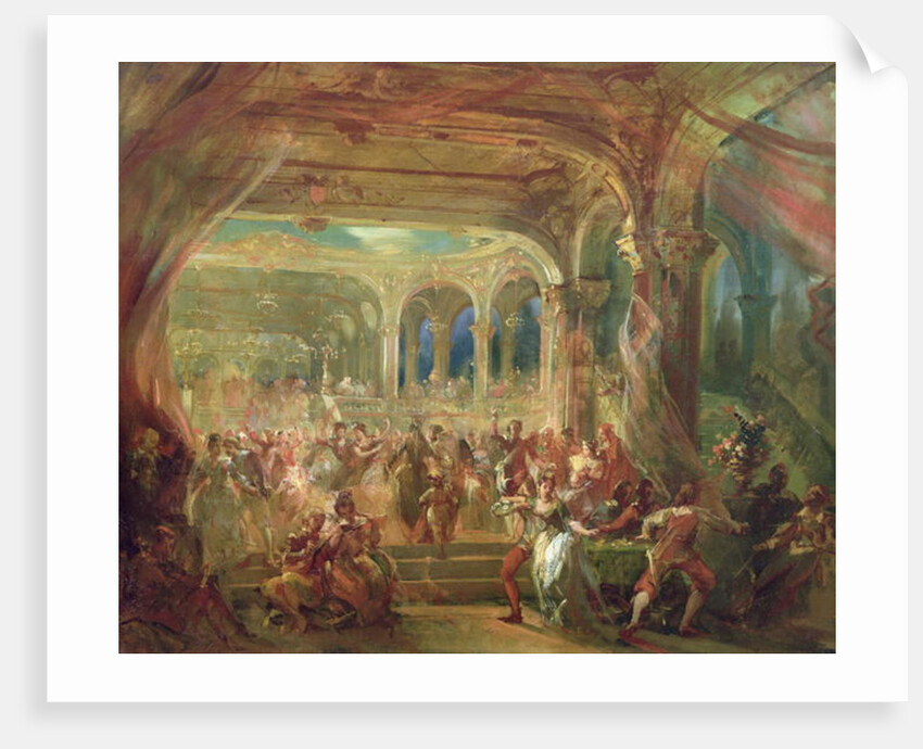 Ball at the Opera de Paris during the Second Empire by French School