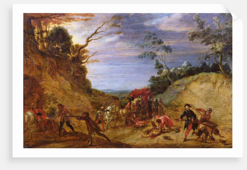 Travellers Attacked by Bandits by Peeter Snayers