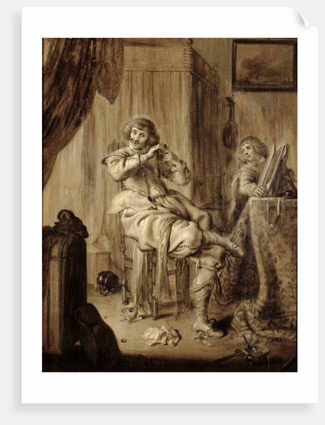 A Gentleman at his Toilet, 1660 by Adriaen Pietersz. van de Venne