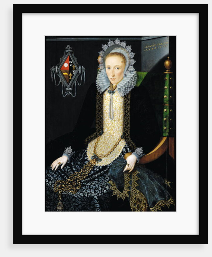 Portrait of Adriana van Nesse, 1611 by Salomon Mesdach