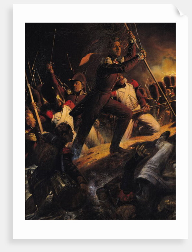 Charles-Amedee-Albert de Savoie, Prince de Carignan Leading the Assault at the Siege of the Trocadero, 31st August 1823, 1828 by Hippolyte Delaroche