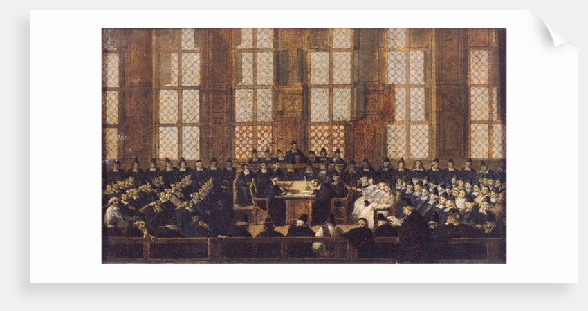 The Appeal of the Dissident Bishops at the Sorbonne, 5th March 1717 by Nicolas (attr. to) Vleughels