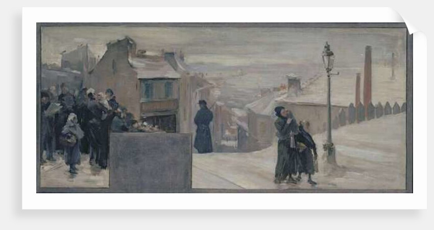 The Famine between 1870-71, 1889 by Paul Louis Delance