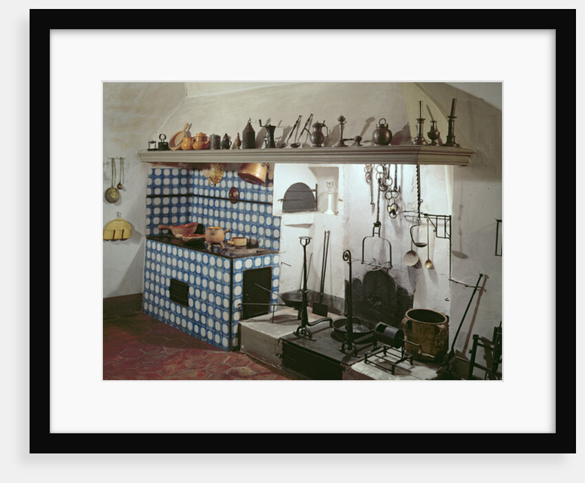 Interior of the kitchen of the Hotel de Cabris, 1774 by Anonymous