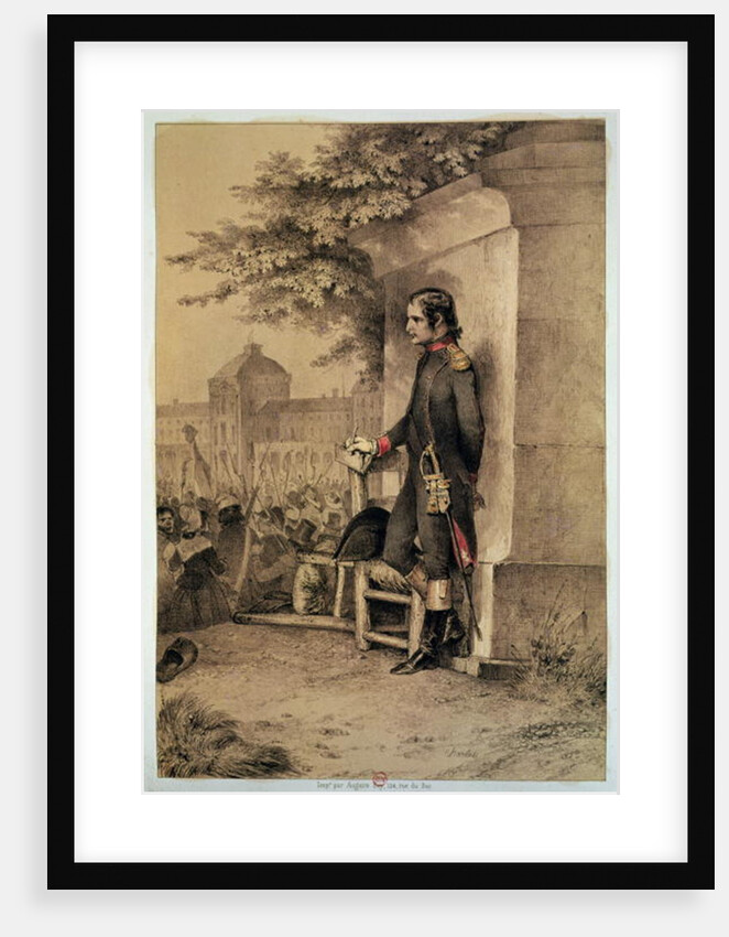 Napoleon I at the Siege of the Tuileries, 10th August 1792 by Nicolas Toussaint Charlet