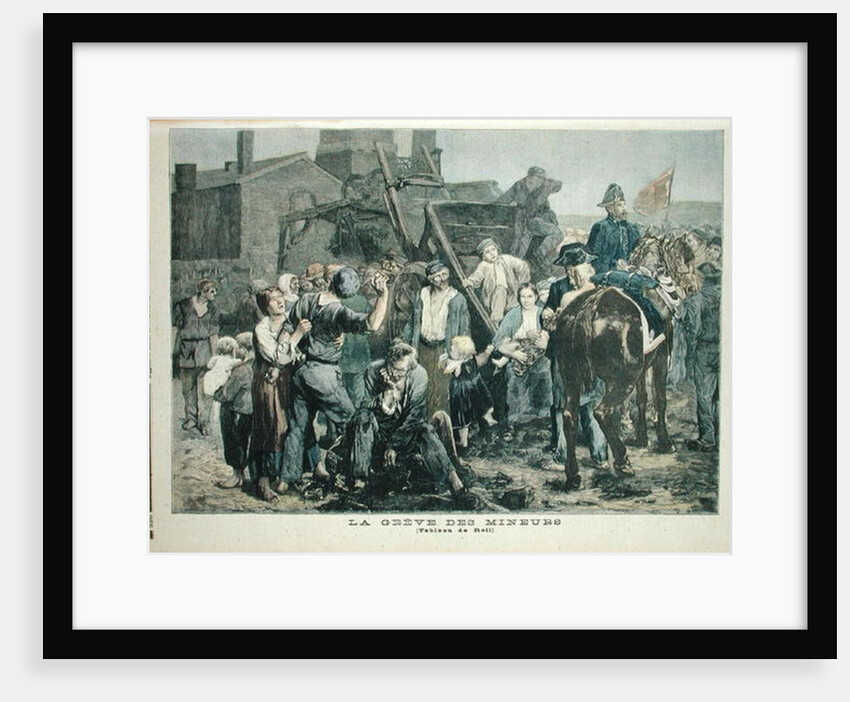 The Miner's Strike in Carmaux by Alfred Roll