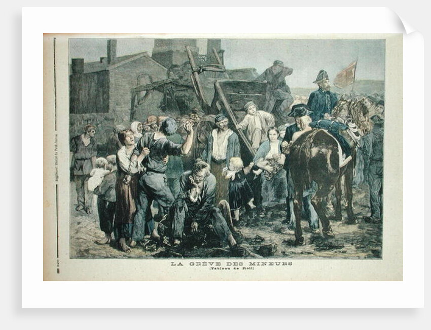 The Miner's Strike in Carmaux by Alfred Roll