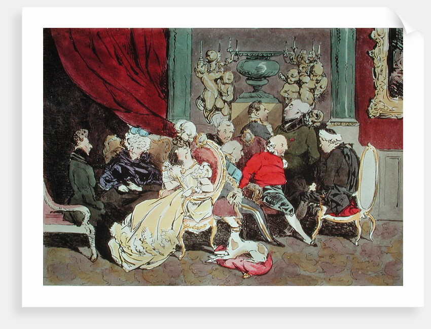 Le Faubourg Saint-Germain by Henri Bonaventure (after) Monnier