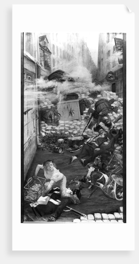 Gavroche Collecting Cartridges by Adolphe Leon Willette