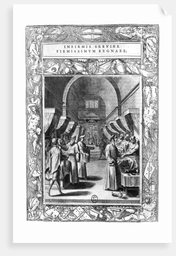 Hospitallers of the Order of St. John of Jerusalem Caring for the Sick by Philippe Thomassin