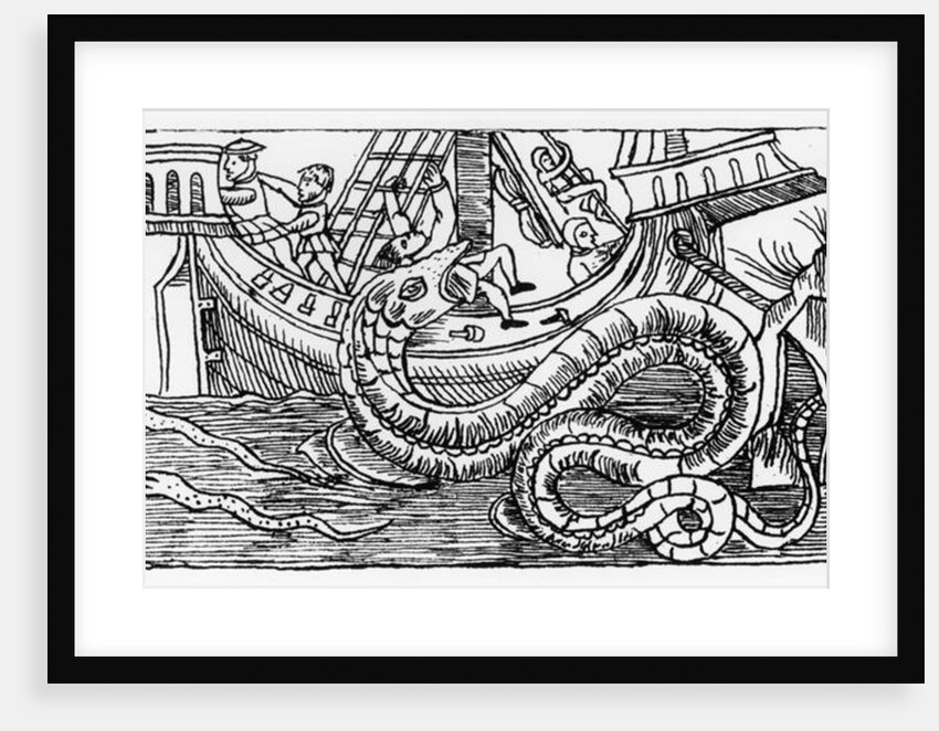 A Sea Serpent by Italian School