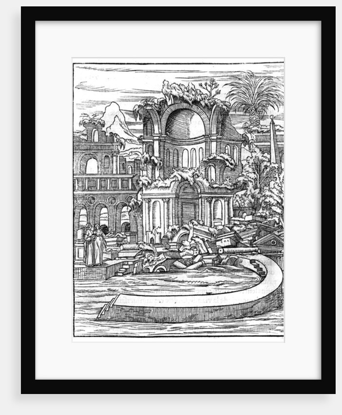 Roman Ruins by French School