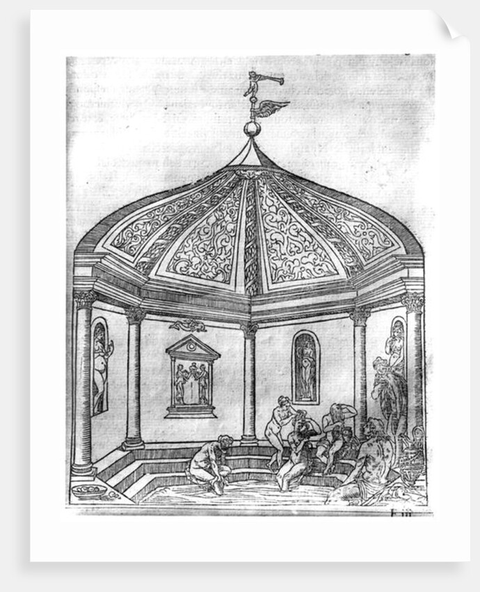 Women's Baths at Theleme Abbey by French School