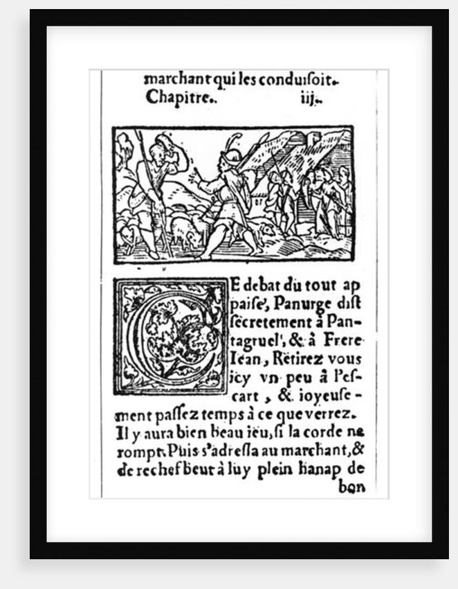 How Panurge Drowned the Sheep by (after) French School